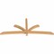 Ekena Millwork Davenport Timber Gable Bracket, Western Red Cedar, 96"W x 40"H x 3 1/2"D x 3 1/2"F, 10/12 Pitch GBW096X40X0404DAV00SWR - alternate 4